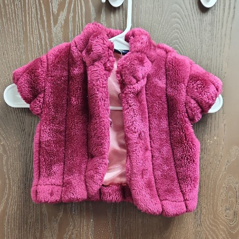 The Children's Place Pink Faux Fur Vest